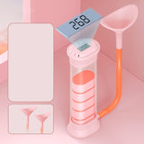 Maxbell Breathing Exercise Device 20-100G Adjustable Gym Exhalation Trainer for Lung Pink