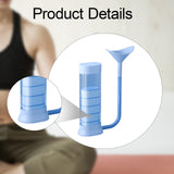 Maxbell Breathing Exercise Device 20-100G Adjustable Gym Exhalation Trainer for Lung Blue