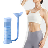Maxbell Breathing Exercise Device 20-100G Adjustable Gym Exhalation Trainer for Lung Blue