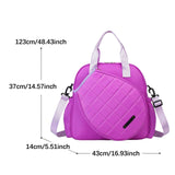 Maxbell Tennis Bag Players Large Capacity Outdoor Sports Professional Tennis Handbag Purple