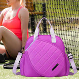Maxbell Tennis Bag Players Large Capacity Outdoor Sports Professional Tennis Handbag Purple