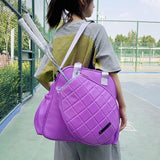 Maxbell Tennis Bag Players Large Capacity Outdoor Sports Professional Tennis Handbag Purple