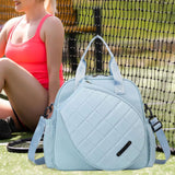 Maxbell Tennis Bag Players Large Capacity Outdoor Sports Professional Tennis Handbag Blue