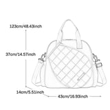 Maxbell Tennis Bag Players Large Capacity Outdoor Sports Professional Tennis Handbag Beige