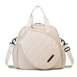 Maxbell Tennis Bag Players Large Capacity Outdoor Sports Professional Tennis Handbag Beige