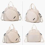 Maxbell Tennis Bag Players Large Capacity Outdoor Sports Professional Tennis Handbag Beige