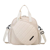 Maxbell Tennis Bag Players Large Capacity Outdoor Sports Professional Tennis Handbag Beige