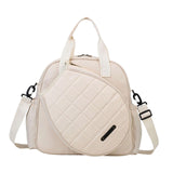 Maxbell Tennis Bag Players Large Capacity Outdoor Sports Professional Tennis Handbag Beige