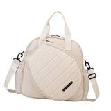 Maxbell Tennis Bag Players Large Capacity Outdoor Sports Professional Tennis Handbag Beige
