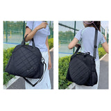 Maxbell Tennis Bag Players Large Capacity Outdoor Sports Professional Tennis Handbag Black