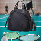 Maxbell Tennis Bag Players Large Capacity Outdoor Sports Professional Tennis Handbag Black
