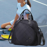 Maxbell Tennis Bag Players Large Capacity Outdoor Sports Professional Tennis Handbag Black