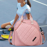 Maxbell Tennis Bag Players Large Capacity Outdoor Sports Professional Tennis Handbag Pink