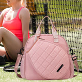 Maxbell Tennis Bag Players Large Capacity Outdoor Sports Professional Tennis Handbag Pink
