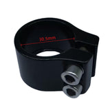 Maxbell Bicycle Seat Tube Clamp Lightweight Easy Installation 30.5 mm Tightener Clip Black