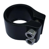 Maxbell Bicycle Seat Tube Clamp Lightweight Easy Installation 30.5 mm Tightener Clip Black