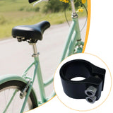 Maxbell Bicycle Seat Tube Clamp Lightweight Easy Installation 30.5 mm Tightener Clip Black