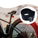 Maxbell Bicycle Seat Tube Clamp Lightweight Easy Installation 30.5 mm Tightener Clip Black