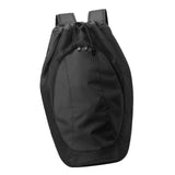 Maxbell Drawstring Backpack Fitness Drawstring Gym Bag for Shopping Badminton Tennis Black