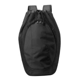 Maxbell Drawstring Backpack Fitness Drawstring Gym Bag for Shopping Badminton Tennis Black