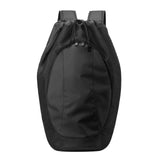 Maxbell Drawstring Backpack Fitness Drawstring Gym Bag for Shopping Badminton Tennis Black