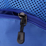 Maxbell Drawstring Backpack Fitness Drawstring Gym Bag for Shopping Badminton Tennis Blue