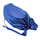 Maxbell Drawstring Backpack Fitness Drawstring Gym Bag for Shopping Badminton Tennis Blue