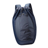 Maxbell Drawstring Backpack Fitness Drawstring Gym Bag for Shopping Badminton Tennis Dark Blue