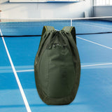 Maxbell Drawstring Backpack Fitness Drawstring Gym Bag for Shopping Badminton Tennis Green