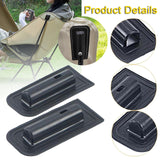 Maxbell 2 Pieces Camping Chair Backrest Tube Cover Reusable for Outdoor Garden Patio 14mm