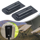 Maxbell 2 Pieces Camping Chair Backrest Tube Cover Reusable for Outdoor Garden Patio 16mm