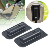 Maxbell 2 Pieces Camping Chair Backrest Tube Cover Reusable for Outdoor Garden Patio 16mm