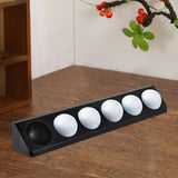 Maxbell Golf Ball Display Case Souvenir Golfball Collections Golf Ball Storage Stand black