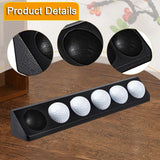 Maxbell Golf Ball Display Case Souvenir Golfball Collections Golf Ball Storage Stand black