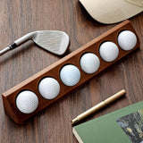 Maxbell Golf Ball Display Case Souvenir Golfball Collections Golf Ball Storage Stand brown
