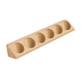 Maxbell Golf Ball Display Case Souvenir Golfball Collections Golf Ball Storage Stand wood color