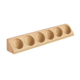 Maxbell Golf Ball Display Case Souvenir Golfball Collections Golf Ball Storage Stand wood color