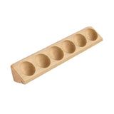 Maxbell Golf Ball Display Case Souvenir Golfball Collections Golf Ball Storage Stand wood color
