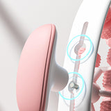 Maxbell 24 Wheel Muscle Roller Equipment Massaging Tool for Travel Yoga Bodybuilding Pink