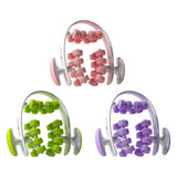 Maxbell 24 Wheel Muscle Roller Equipment Massaging Tool for Travel Yoga Bodybuilding Pink