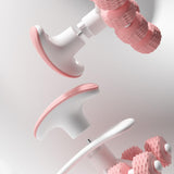 Maxbell 24 Wheel Muscle Roller Equipment Massaging Tool for Travel Yoga Bodybuilding Pink