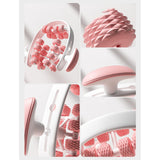 Maxbell 24 Wheel Muscle Roller Equipment Massaging Tool for Travel Yoga Bodybuilding Pink