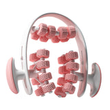 Maxbell 24 Wheel Muscle Roller Equipment Massaging Tool for Travel Yoga Bodybuilding Pink