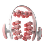 Maxbell 24 Wheel Muscle Roller Equipment Massaging Tool for Travel Yoga Bodybuilding Pink