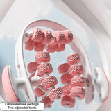 Maxbell 24 Wheel Muscle Roller Equipment Massaging Tool for Travel Yoga Bodybuilding Pink