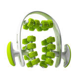 Maxbell 24 Wheel Muscle Roller Equipment Massaging Tool for Travel Yoga Bodybuilding Green