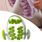 Maxbell 24 Wheel Muscle Roller Equipment Massaging Tool for Travel Yoga Bodybuilding Green