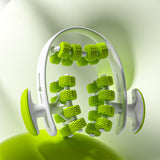 Maxbell 24 Wheel Muscle Roller Equipment Massaging Tool for Travel Yoga Bodybuilding Green