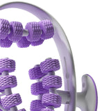 Maxbell 24 Wheel Muscle Roller Equipment Massaging Tool for Travel Yoga Bodybuilding Purple