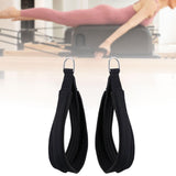 Maxbell 2Pcs Double Loop D Ring Straps Pilates Straps Gymnastics Yoga Ankle Home Gym